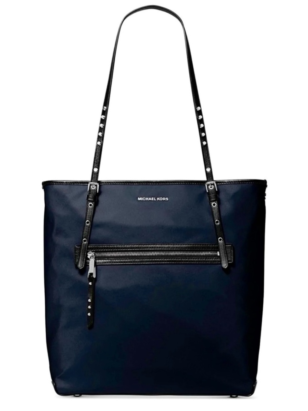 Large Michael Kors Studded Nylon Tote Bag